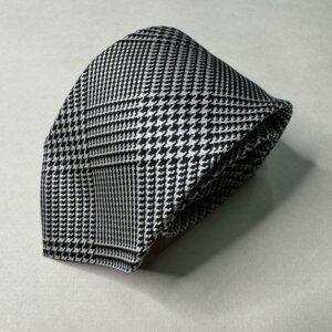 ネクタイ グレンチェック ブラック