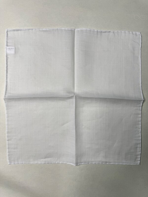 チーフ リネン 白