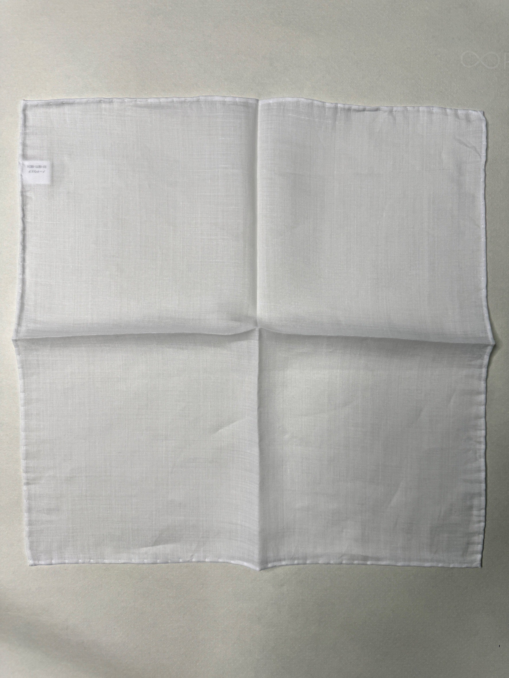 チーフ リネン 白